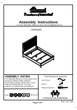 Preview for 1 page of Furniture of America Covilha CM7522Q Assembly Instructions Manual