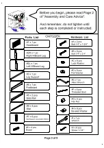 Preview for 10 page of Furniture of America Covilha CM7522Q Assembly Instructions Manual