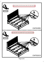 Preview for 15 page of Furniture of America Covilha CM7522Q Assembly Instructions Manual