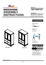 Preview for 1 page of Furniture of America Dani CM7159AR-VN Assembly Instructions Manual