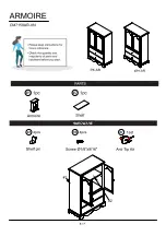 Preview for 5 page of Furniture of America Dani CM7159AR-VN Assembly Instructions Manual