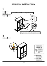 Preview for 6 page of Furniture of America Dani CM7159AR-VN Assembly Instructions Manual