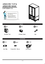 Preview for 5 page of Furniture of America Daphne CM7556AR-1/2 Assembly Instructions Manual