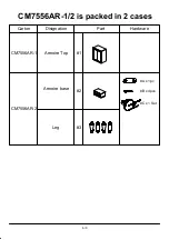 Preview for 6 page of Furniture of America Daphne CM7556AR-1/2 Assembly Instructions Manual