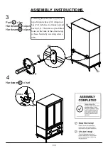 Preview for 8 page of Furniture of America Daphne CM7556AR-1/2 Assembly Instructions Manual