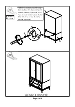 Preview for 4 page of Furniture of America Daphne CM7556AR-1 Assembly Instructions