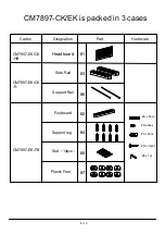 Preview for 6 page of Furniture of America Davida CM7897CK Assembly Instructions Manual