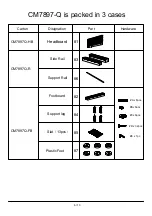 Preview for 6 page of Furniture of America Davida CM7897Q Assembly Instructions Manual