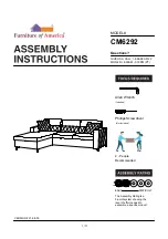 Furniture of America Dayna CM6292 Assembly Instructions Manual preview