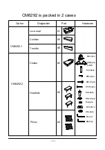 Preview for 7 page of Furniture of America Dayna CM6292 Assembly Instructions Manual