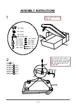 Preview for 8 page of Furniture of America Dayna CM6292 Assembly Instructions Manual