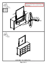 Preview for 4 page of Furniture of America Deanne CM7527D Assembly Instructions