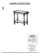 Preview for 7 page of Furniture of America Deering CM-AC222 Assembly Instructions Manual