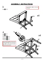 Preview for 9 page of Furniture of America Delemont CM3480PT-5PK Assembly Instructions Manual