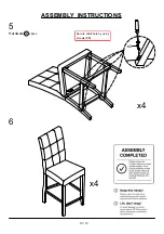 Preview for 10 page of Furniture of America Delemont CM3480PT-5PK Assembly Instructions Manual