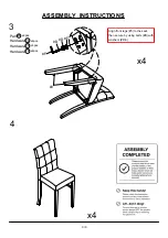 Preview for 6 page of Furniture of America Delemont CM3480T-5PK Assembly Instructions Manual