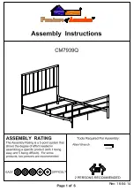 Furniture of America Diana CM7939CK Assembly Instructions Manual preview