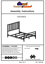 Preview for 7 page of Furniture of America Diana CM7939CK Assembly Instructions Manual