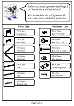 Preview for 9 page of Furniture of America Diana CM7939CK Assembly Instructions Manual