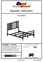 Preview for 13 page of Furniture of America Diana CM7939CK Assembly Instructions Manual