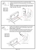 Preview for 4 page of Furniture of America Dickinson CM3187PBN Assembly Instructions