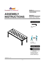 Furniture of America Diocles CM3020BN Assembly Instructions Manual preview