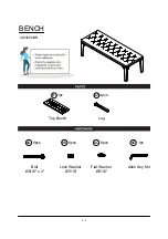 Preview for 5 page of Furniture of America Diocles CM3020BN Assembly Instructions Manual