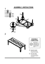 Preview for 7 page of Furniture of America Diocles CM3020BN Assembly Instructions Manual