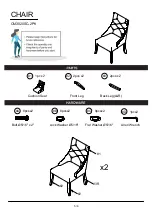 Предварительный просмотр 5 страницы Furniture of America Diocles CM3020SC-2PK Assembly Instructions Manual