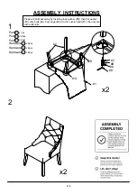 Предварительный просмотр 6 страницы Furniture of America Diocles CM3020SC-2PK Assembly Instructions Manual