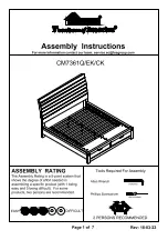 Furniture of America Dion CM7361CK Assembly Instructions Manual preview