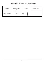 Preview for 8 page of Furniture of America Dipiloh FOA-AC379 Assembly Instructions Manual