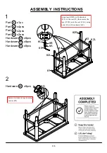 Preview for 6 page of Furniture of America Dover II CM3326PBN Assembly Instructions Manual