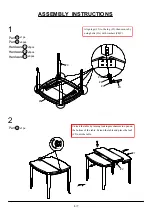 Preview for 6 page of Furniture of America Edgewood CM3336PT Assembly Instructions Manual