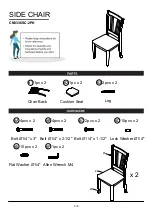 Предварительный просмотр 5 страницы Furniture of America Edgewood CM3336SC-2PK Assembly Instructions Manual