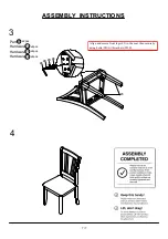 Предварительный просмотр 7 страницы Furniture of America Edgewood CM3336SC-2PK Assembly Instructions Manual