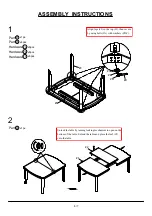 Preview for 6 page of Furniture of America Edgewood CM3336T Assembly Instructions Manual