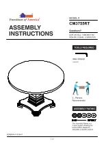 Preview for 1 page of Furniture of America Elfredo CM3755RT Assembly Instructions Manual