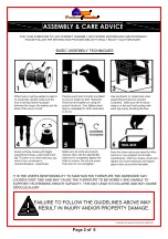 Preview for 2 page of Furniture of America Euclid CM7206CK Assembly Instructions Manual