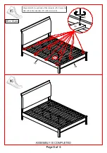 Preview for 6 page of Furniture of America Euclid CM7206CK Assembly Instructions Manual