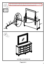 Preview for 4 page of Furniture of America Europa CM7389D Assembly Instructions