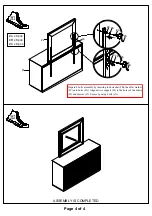 Preview for 4 page of Furniture of America Eutropia CM7394D Assembly Instructions