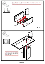 Preview for 4 page of Furniture of America Evangeline CM3394T Assembly Instructions Manual