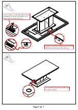 Preview for 7 page of Furniture of America Evangeline CM3394T Assembly Instructions Manual