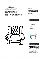 Preview for 1 page of Furniture of America Ewloe CM6572CH Assembly Instructions Manual