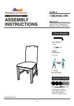 Preview for 1 page of Furniture of America Faulk CM3310SC-2PK Assembly Instructions Manual