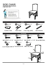 Preview for 5 page of Furniture of America Faulk CM3310SC-2PK Assembly Instructions Manual