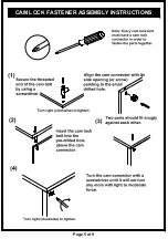 Preview for 5 page of Furniture of America FCL-600-4L Assembly Instructions Manual