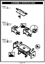 Preview for 7 page of Furniture of America FCL-600-4L Assembly Instructions Manual