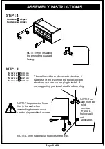 Preview for 8 page of Furniture of America FCL-600-4L Assembly Instructions Manual